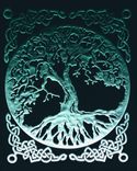 Crystal Mirror Artwork - Tree Of Life 1 small