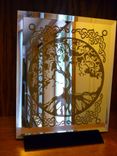 Crystal Mirror Artwork - Tree Of Life 4 small
