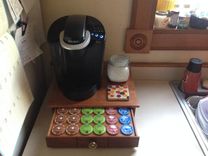 Coffee Maker Stand With Keurig K-Cup Drawer 2 small