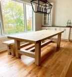 Farmhouse Table | Chunky Farmhouse Dining Table 3 small