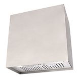 Akicon 30" Stainless Steel Range Hood, Modern Box Kitchen Hood With Powerful Vent Motor, Wall Mount 1 small