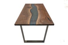 Walnut And Resin River Table / Dining Table / Conference Table 4 small