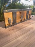 Cedar Woor And Metal Rustic Hangers Coat Rack 1 small