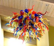 Rainbow Series' | Inspired By Glass Art Chandeliers | Custom Made Functional Glass Art 3 small