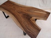 Live Edge English Walnut Coffee Table 4 small