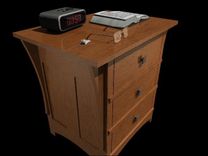 Arts & Crafts Bedside Table 3 small