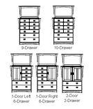 Arts & Crafts Tall Chest 7 small