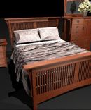 Arts & Crafts Spindle Bed 3 small