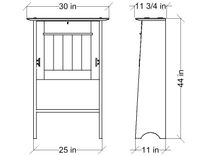 Stickley 706 Craftsman Fall Front Writing Desk 6 small