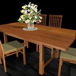 Maher Prairie Dining Table 4 small