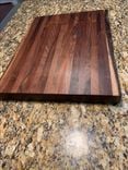Live Edge Bark Sided Solid Walnut Cutting Board 3 small
