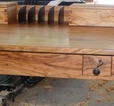 Olivewood Mission/Shaker Style Writing Desk And Tables 1 small