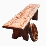 Modern Copper Pod Slab Bench 1 small