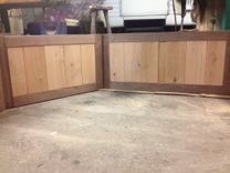 Oak And Walnut Built In Bench 2 small
