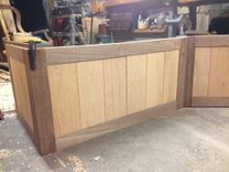 Oak And Walnut Built In Bench 3 small