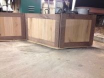 Oak And Walnut Built In Bench 4 small