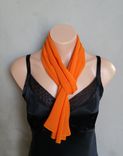 Orange Chiffon Scarf 1 small
