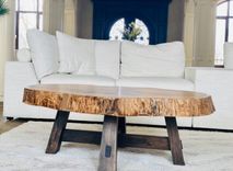 Wood Slab Live Edge Coffee Table 3 small