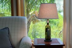 Wine Bottle Table Lamp - Large Customer Bottle 5 small