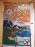 Stained Glass Panels 4 Panels Dogwood And Branches 4 small