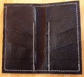 Hand Tooled Leather Roper Wallet 3 small