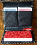 Leather Hand Tooled Playing Cards Case 1 small