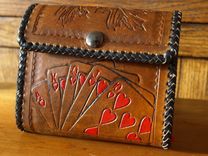 Leather Hand Tooled Playing Cards Case 2 small