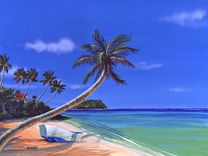 Set Of 2 Original Paintings Of Island Getaway 3 2 small