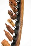 Wine Bottle Stopper Display - Baton - Made From Reclaimed California Wine Barrels - 100% Recycled! 6 small