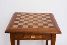 Maple & Walnut Chess Table 2 small