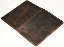Jp Leathercraft Handmade Passport Wallet Blackjack Crazyhorse Leather 4 small