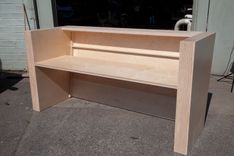 Standard Birch Plywood Desk With Carved Logo 5 small