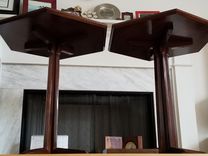 Black Stained Ash Nightstands 3 small