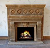 Concrete Fireplace Mantels 1 small