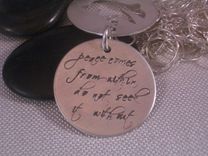 Personalized Hand Stamped Bookmark 1 small