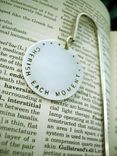 Personalized Hand Stamped Bookmark 2 small