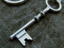 Key Ring In Sterling Silver 2 small