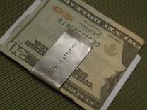 Double Sided Hand Stamped Sterling Silver Money Clip, Personalized 2 small