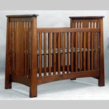 Quartersawn Oak Mackintosh  Convertible Crib 1 small
