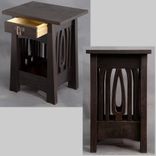 Tulip Queen Bed And Pair Of Nightstands 7 small
