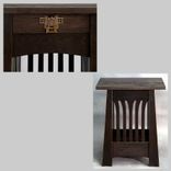 Tulip Queen Bed And Pair Of Nightstands 8 small