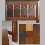 Mackintosh King Bed, Quarter Sawn Oak 2 small