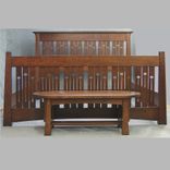 Mackintosh King Bed, Quarter Sawn Oak 12 small