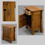Mackintosh Keyhole End Tables/Nightstand 5 small