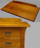 Tall Mission 9 Drawer Chest 4 small
