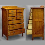Tall Mission 9 Drawer Chest 1 small