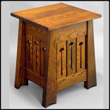 WELCOME SALE Ash Mackintosh Nightstand / End Table 3 small