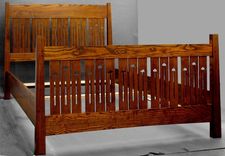 WELCOME SALE.....Very Nice Ash Queen Bed 2 small