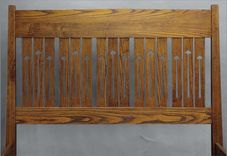WELCOME SALE.....Very Nice Ash Queen Bed 3 small