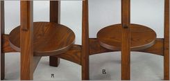 L & JG Stickley Round End Table 8 small
